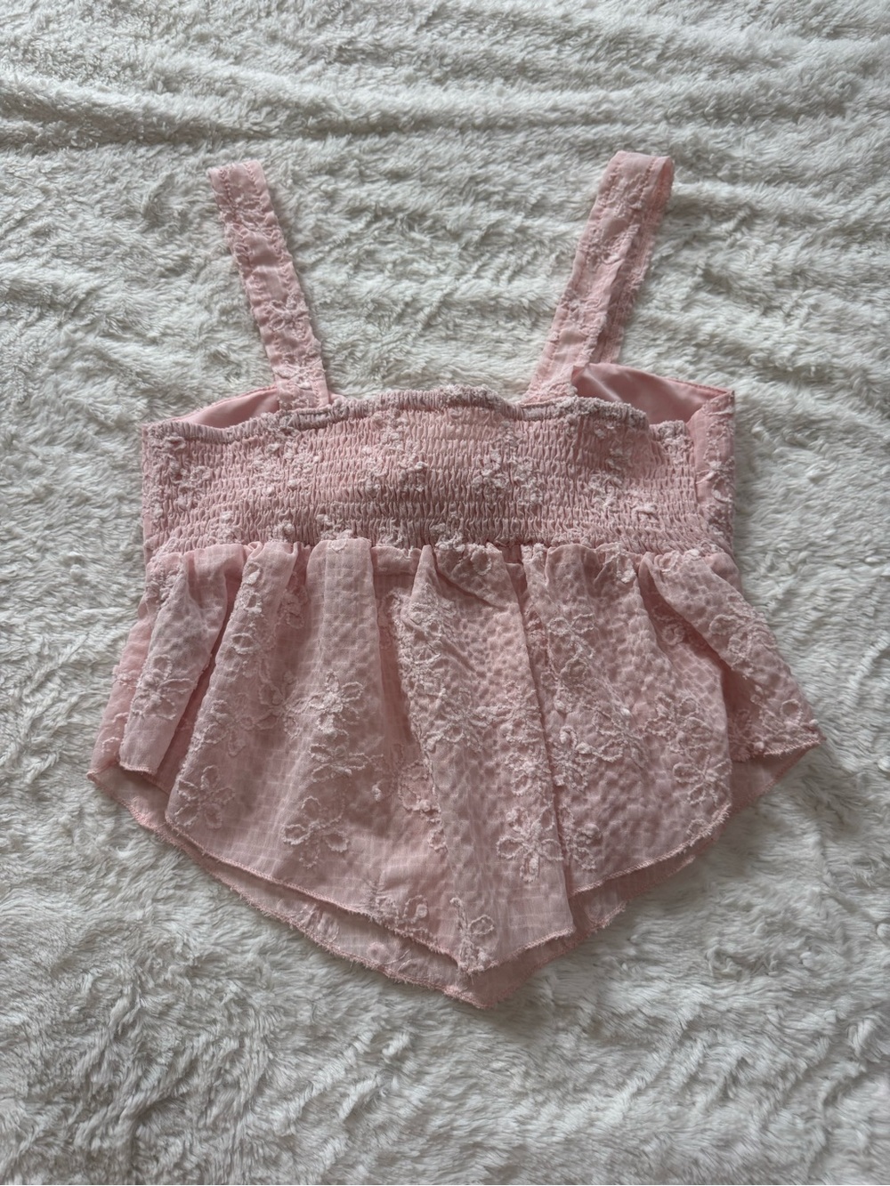 Pink Ruffle Bow Cami Top - Picture 2 of 2